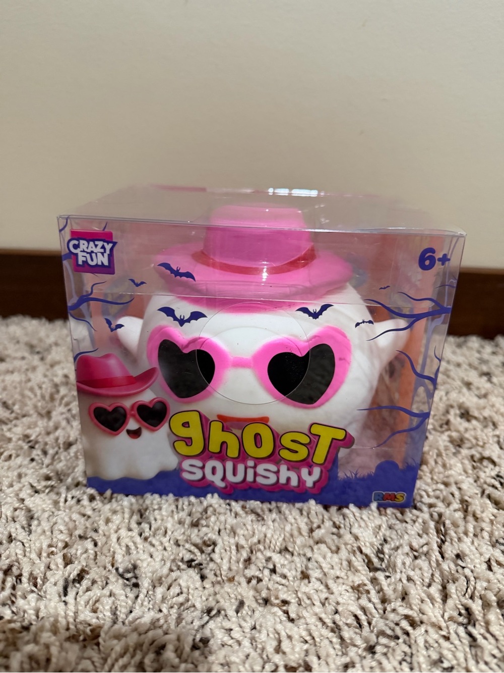 RMS Crazy Fun - Pink Ghost Squishy toy. BRAND NEW 👻🩷